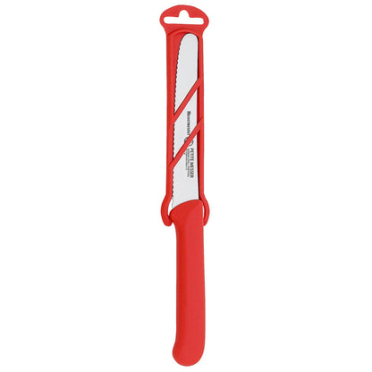 COUTEAU À TOMATE SERRÉ 9CM ROUGE PETITE MESSER