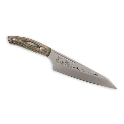 COUTEAU DE CHEF EN CARBONE 16,5 CM