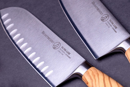 OLIVA LUXE 16,5 CM COUTEAU SANTOKU À LAME CREUSE